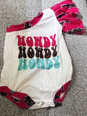 Howdy baby romper